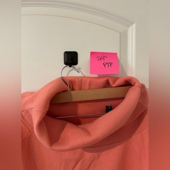 Cowl Neck Pink Sweater - Picture 8 of 8